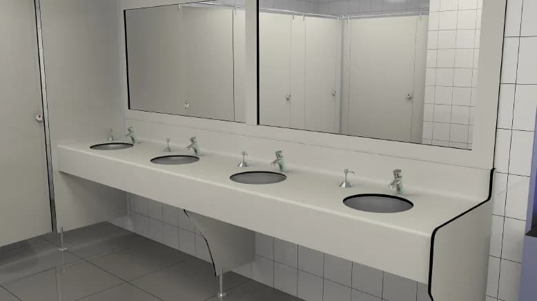 Line Tezgâh Beyaz Model