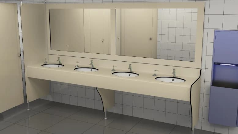Line Tezgâh Krem Model